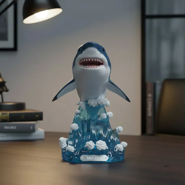 Tượng Mô Hình Cá Mập Mako (Statue) - Image 2