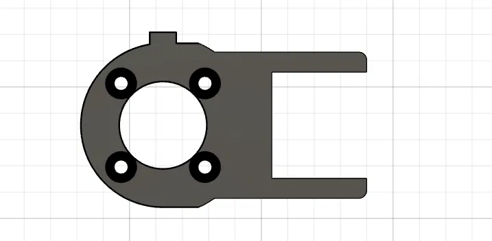 Mount dây đai Simhub DIY 4040 (Tenshi) – bản gắn bên trái - Image 1