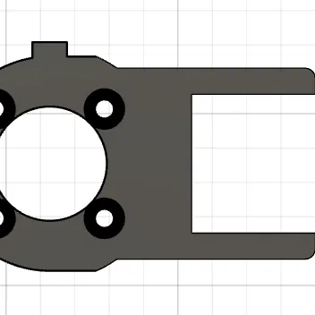 Mount dây đai Simhub DIY 4040 (Tenshi) – bản gắn bên trái