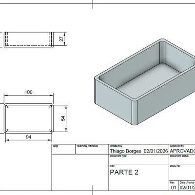 Hộp Đơn Giản Với Nắp Trượt
