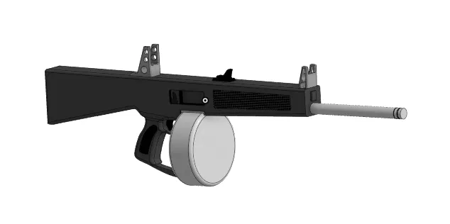 AA-12 Shotgun (Auto Assault-12) – Mô hình 3D - Image 1