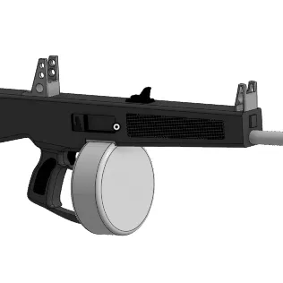 AA-12 Shotgun (Auto Assault-12) – Mô hình 3D