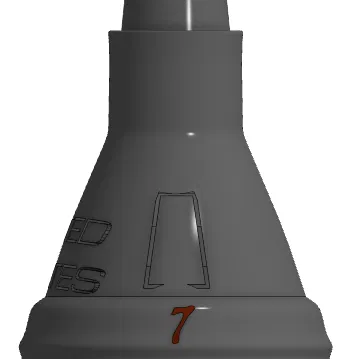 FRIENDSHIP - 7 Rocket low poly