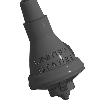 FRIENDSHIP - 7 Rocket low poly