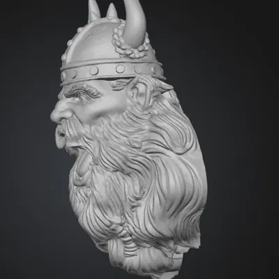 Craying Viking (Wallmount)