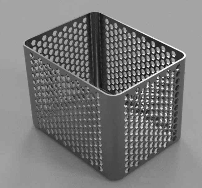 Hộp lưu trữ 200×160×150 mm với thành Honeycomb - Image 1