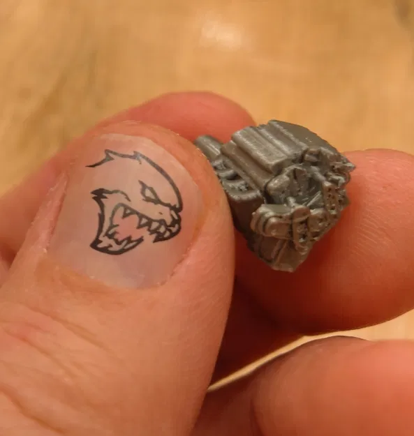 Động cơ Dodge Hellcat stylized tỷ lệ 1:64 cho Hot Wheels Challenger - Image 1