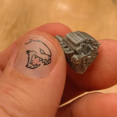 Động cơ Dodge Hellcat stylized tỷ lệ 1:64 cho Hot Wheels Challenger