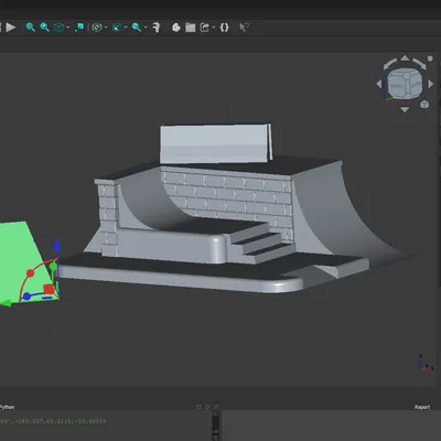 Fingerboard Park Pro – Sample Spot demo (không phải file sẵn sàng để in)