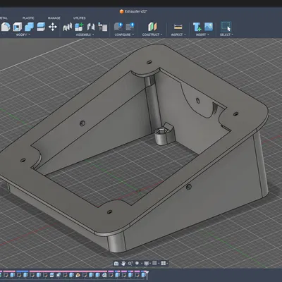 Đế lắp Exhauster cho trần nghiêng 17° (Exhauster Installation Base)
