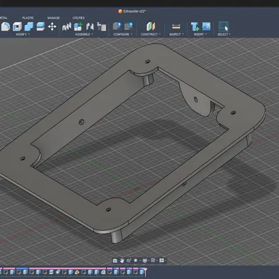 Đế lắp Exhauster cho trần nghiêng 17° (Exhauster Installation Base)