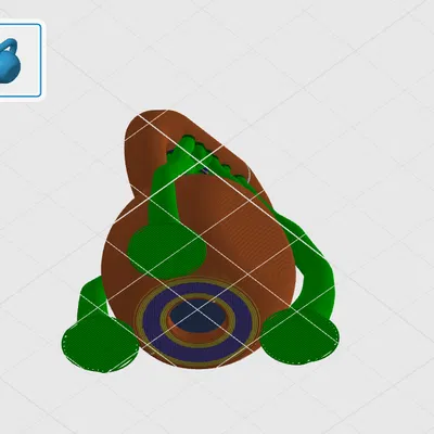 Nam châm tủ lạnh hình Kettlebell (mag 8x2)