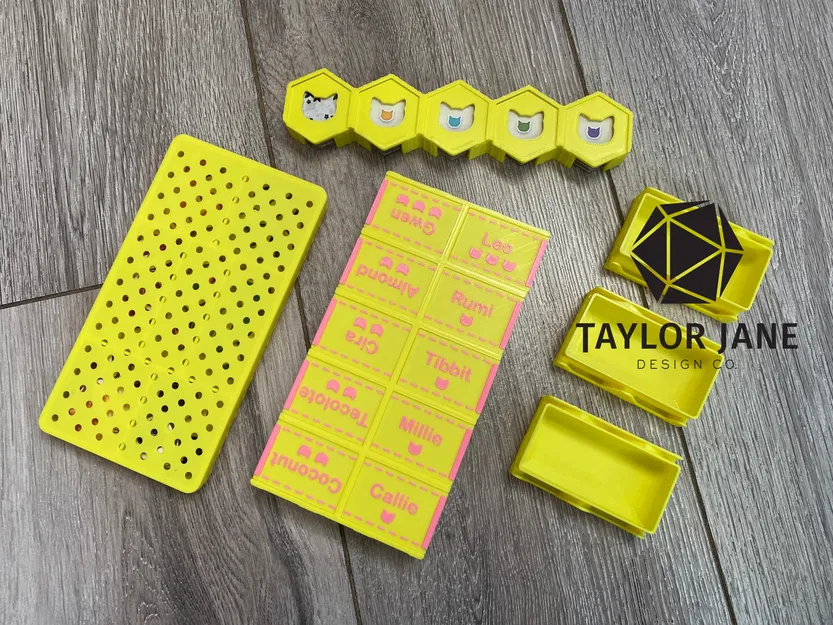 Bộ Organizer/Insert cho Board Game Calico (Calico Board Game Organizer) - Image 1