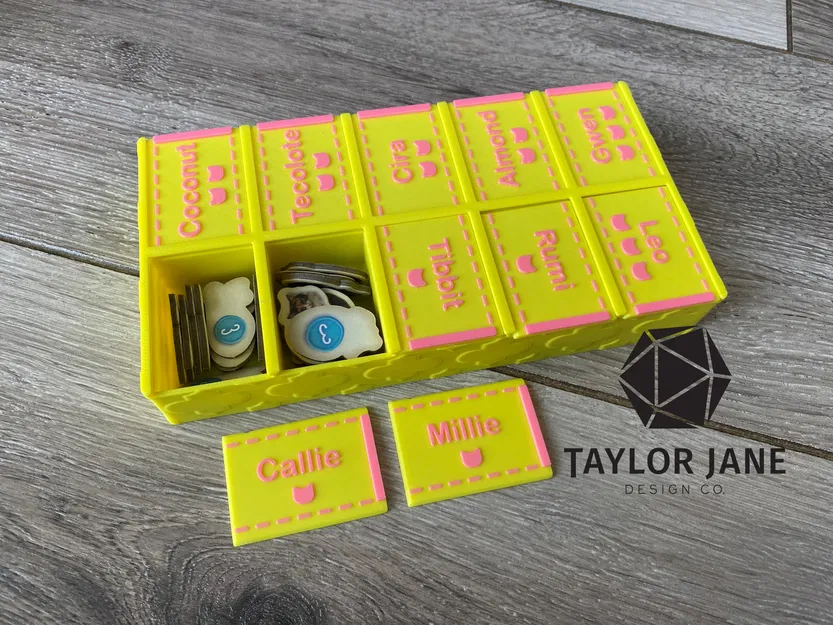 Bộ Organizer/Insert cho Board Game Calico (Calico Board Game Organizer) - Image 2