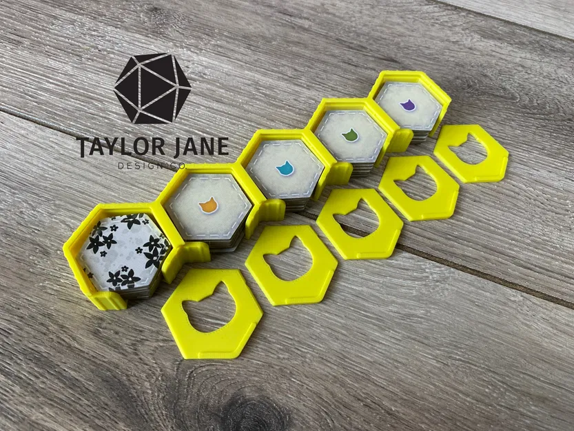 Bộ Organizer/Insert cho Board Game Calico (Calico Board Game Organizer) - Image 5