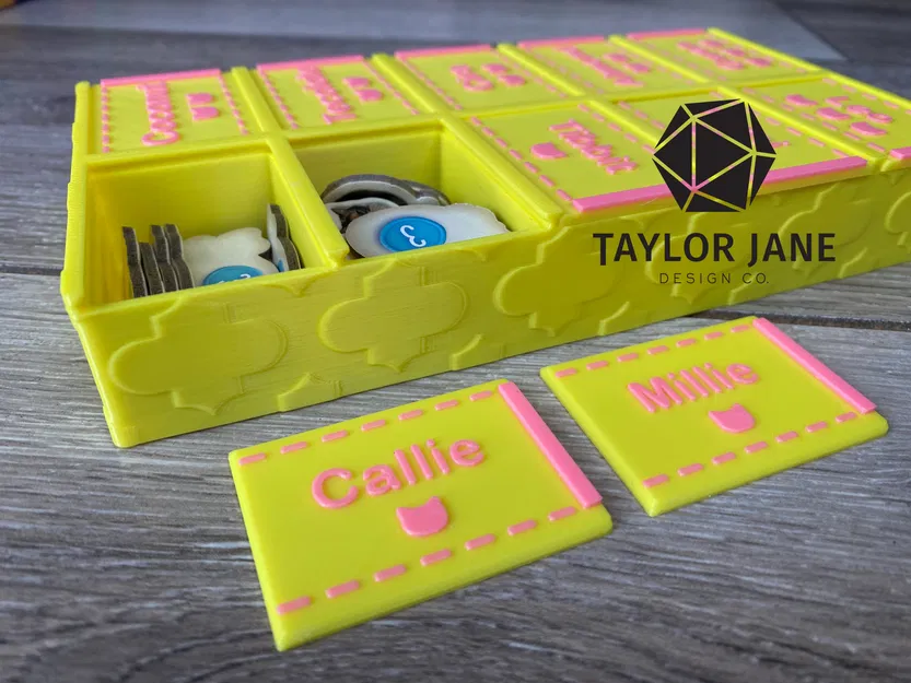 Bộ Organizer/Insert cho Board Game Calico (Calico Board Game Organizer) - Image 7