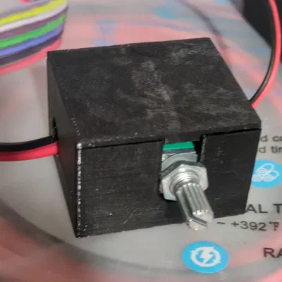 Thiết kế lại nắp lệch tâm cho hộp điều khiển tốc độ motor DC PWM phổ biến