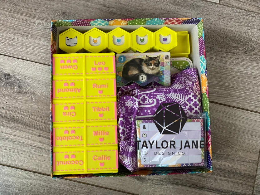 Bộ Organizer/Insert cho Board Game Calico (Calico Board Game Organizer) - Image 9