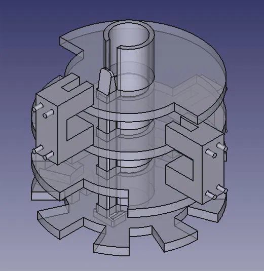 YA-WV-V0.8 – Cánh gió dùng absolute encoder quang 4-bit (22,5°) - Image 1