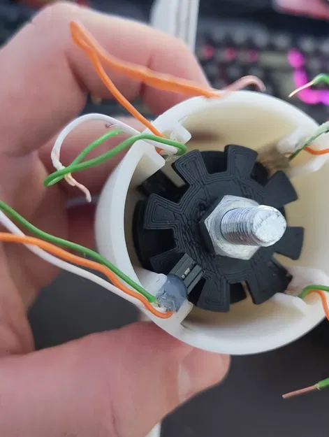 YA-WV-V0.8 – Cánh gió dùng absolute encoder quang 4-bit (22,5°) - Image 4