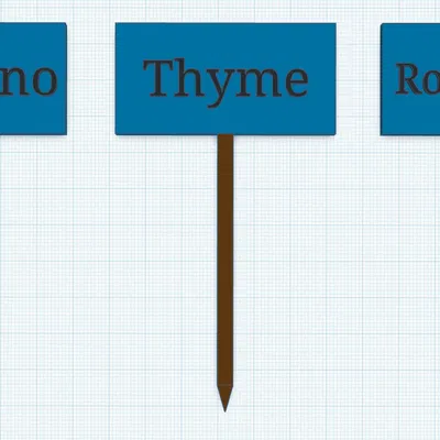 Nhãn cây trồng (Plant labels)