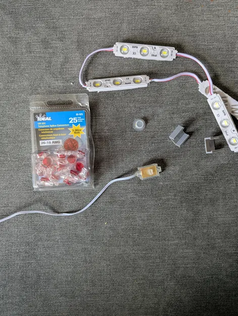 Giá/kẹp gắn LED cho thú bơm hơi trang trí sân (yard inflatable) - Image 2