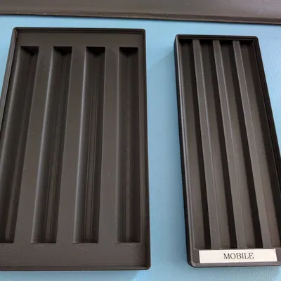 Khay Gridfinity cho anten Teltonika RUTX11 (WiFi + Mobile/4G)