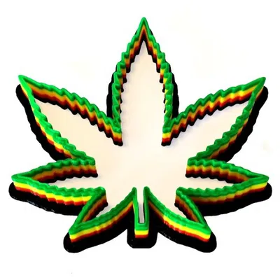 Khuôn Cắt Bánh Quy Lá Cần Sa (Cannabis) - Marijuana Leaf