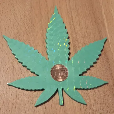 Lá Cần Sa; Bùa May Mắn – 1 Eurocent