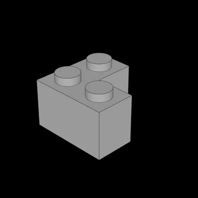 Gạch LEGO Compatible (2357.dat) Brick 2 x 2 Corner