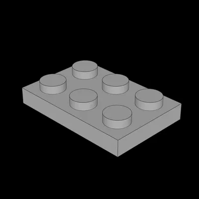 Lego Compatible (3021.dat) Plate 2 x 3