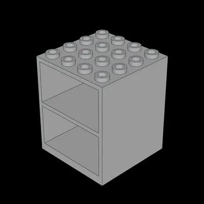 Ngăn kéo container tương thích LEGO (2.dat) 4 x 4 x 4