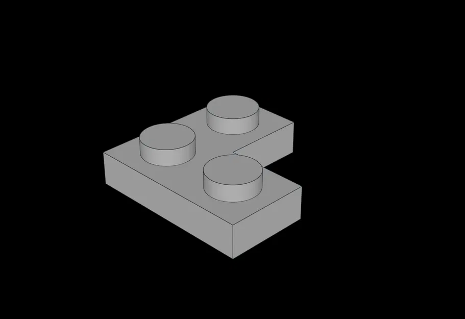 Tương thích Lego (2420.dat) Plate 2 x 2 Corner - Image 1
