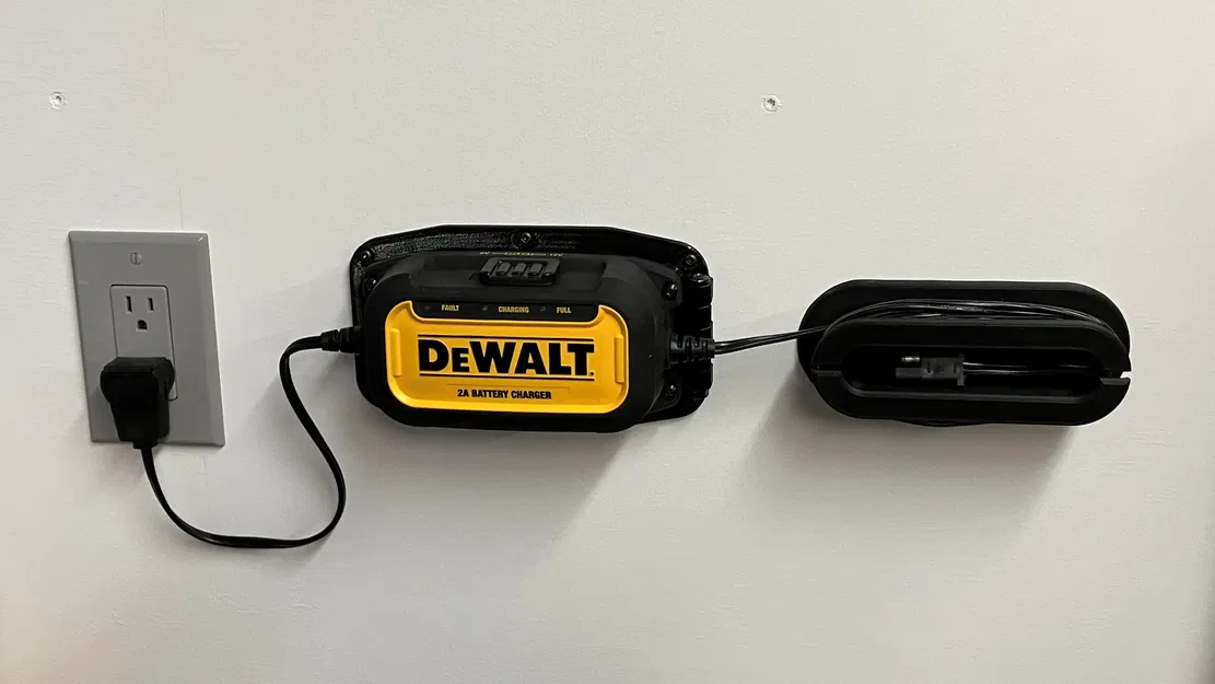 Giá treo tường xoay cho DeWalt DXAEC2 Battery Tender/Charger/Maintainer - Image 1