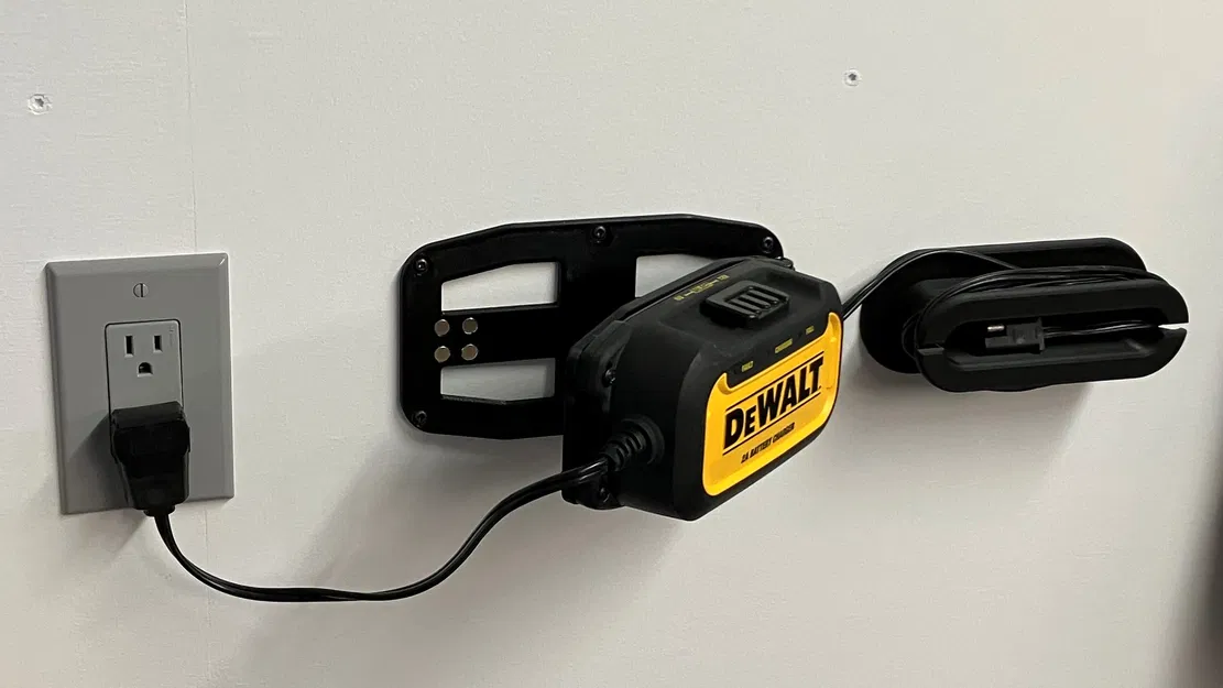 Giá treo tường xoay cho DeWalt DXAEC2 Battery Tender/Charger/Maintainer - Image 5