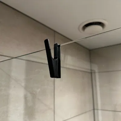 Móc Treo Cửa Kính Phòng Tắm Hiện Đại – Kính 8mm