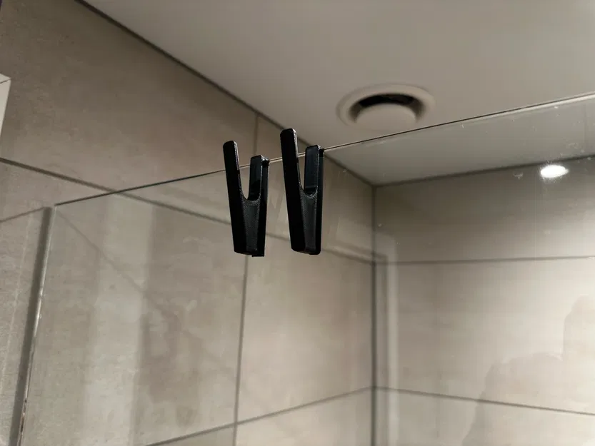 Móc Treo Cửa Kính Phòng Tắm Hiện Đại – Kính 8mm - Image 3