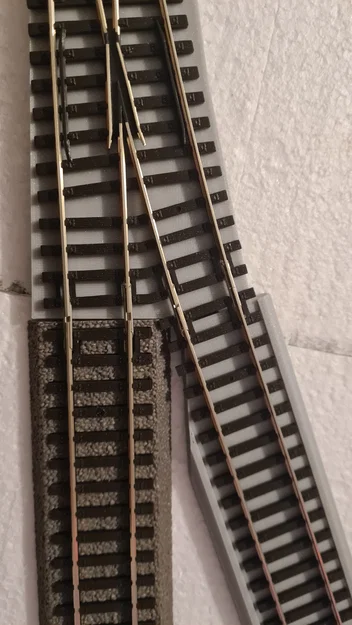 Roadbed đường ray HO cho curved switch rẽ trái + roadbed cho khúc cua trái - Image 1