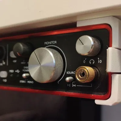 Ngàm/Bracket Focusrite Scarlett 2i4 2nd Gen (dễ in hơn)