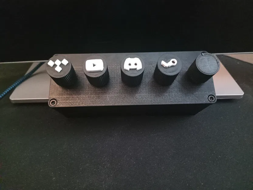 Deej Sound Mixer – Case & Nắp Núm Xoay (Dial Caps) cho Arduino Mega - Image 1