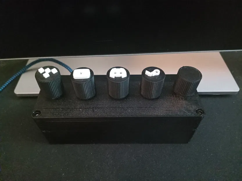 Deej Sound Mixer – Case & Nắp Núm Xoay (Dial Caps) cho Arduino Mega - Image 2