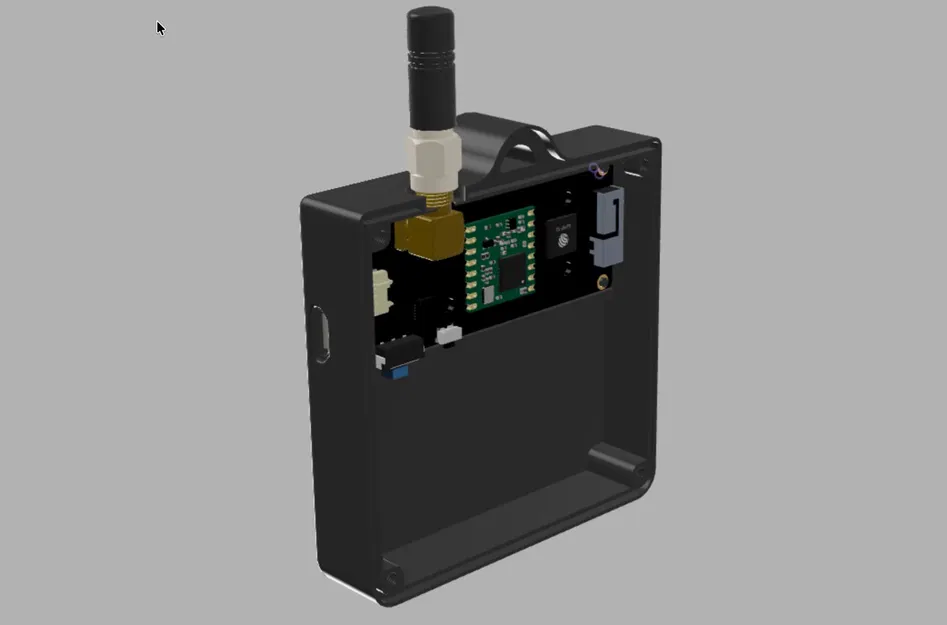 Hộp cho ttgo lora32 v1-6-1-1 (Meshcore) – chỗ lắp pin LiPo 2000 mAh - Image 3