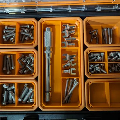 RIDGID 2.0 Small Parts Organizer Nesting Cups - Cốc lồng & khay chia ngăn