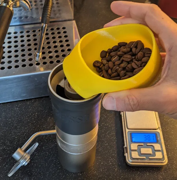 Cốc/phễu cân hạt cà phê cho máy xay 1zpresso - Image 2