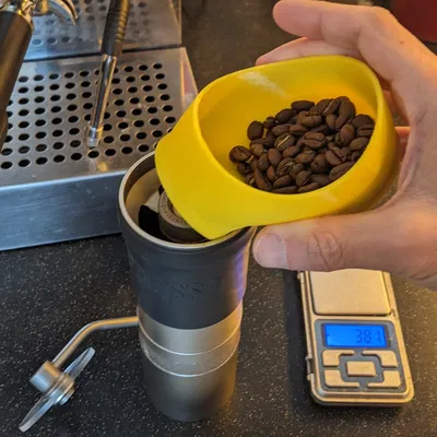 Cốc/phễu cân hạt cà phê cho máy xay 1zpresso