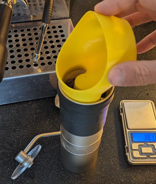 Cốc/phễu cân hạt cà phê cho máy xay 1zpresso - Image 3