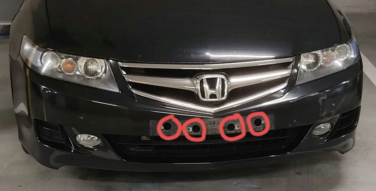 Nắp bịt cản trước Honda Accord/Acura - Image 1