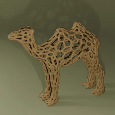 Camel Voronoi (Lạc đà phong cách Voronoi)
