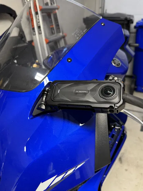 Miếng Che Lỗ Gương Yamaha R9 (R9 Mirror Block Off Plate) kèm mount 1/4-20 - Image 5