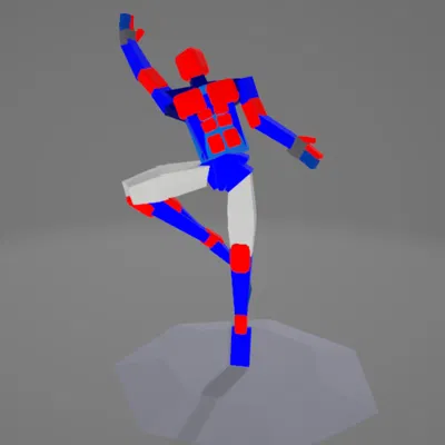 Roblox Model Pose 1 (Tượng dáng pose tạo trong Roblox Studio)